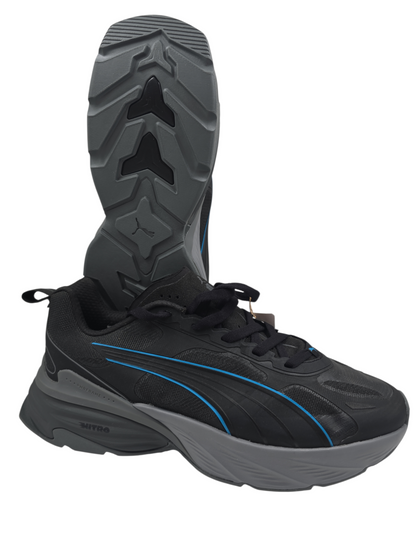 Puma Ultra Fade V2 Training Negro / Lineas Azul No 27