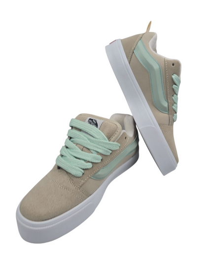 Vans Knu Skool Low Beige / Azul No 24