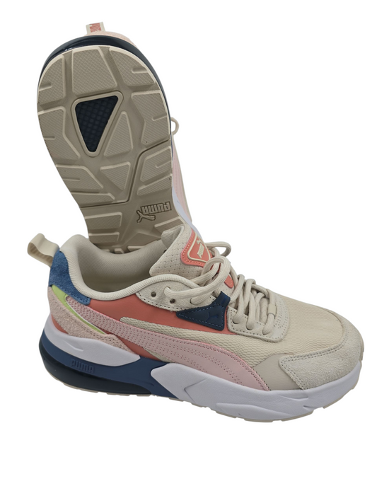 Puma Vis2k Casual Training Beige / Rosa / Azul No 25