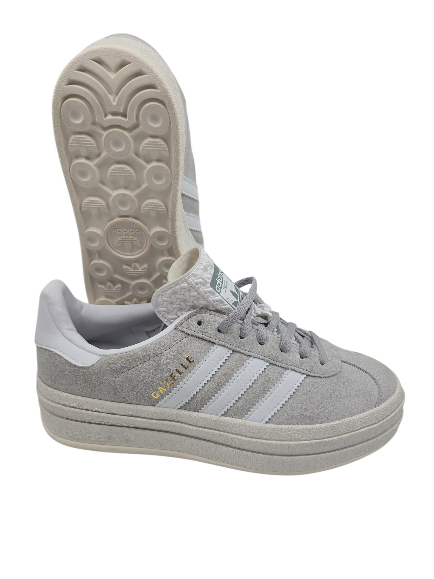 Adidas Gazelle Plataforma Casual Suede Gris No 24.5