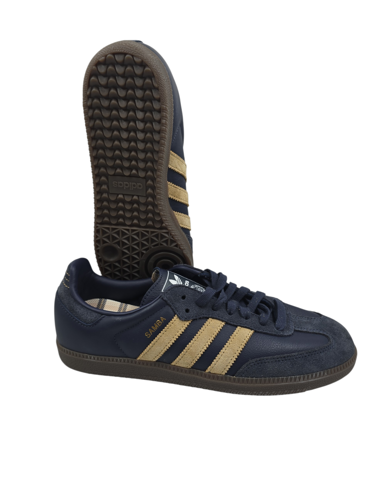 Adidas Samba Piel Casual Azul / Cafe No 27.5