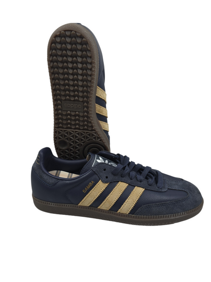 Adidas Samba Piel Casual Azul / Cafe No 27.5