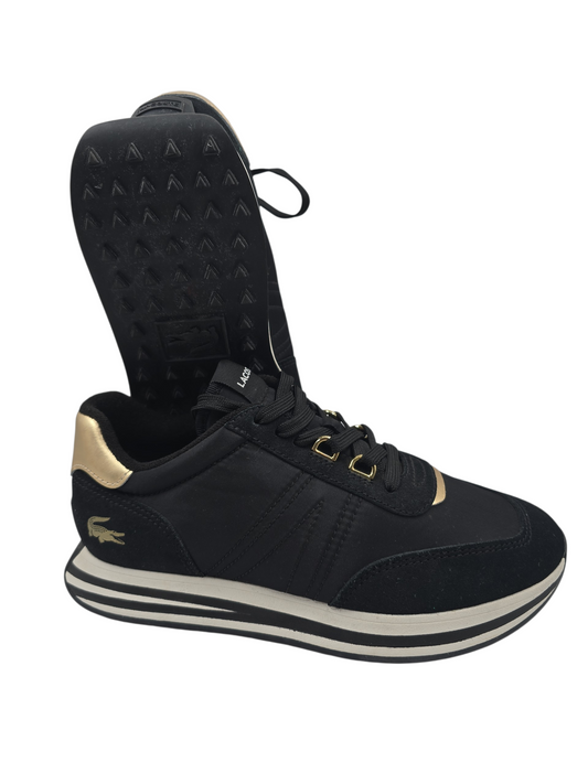 Lacoste Spin Casual Sport Negro / Dorado No 23.5