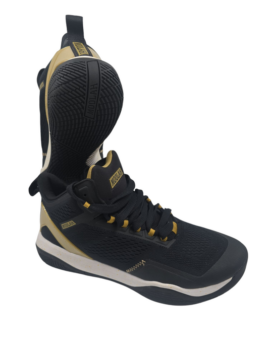 Moolah Pro Basketball Mid Negro / Dorado No 26