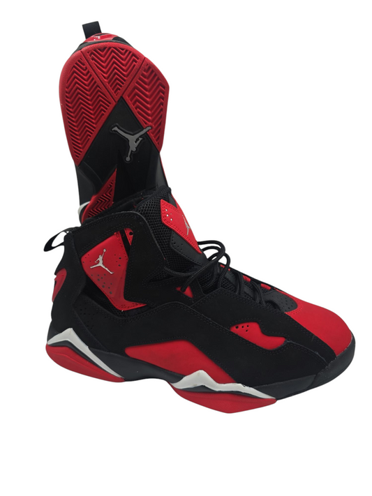 Nike Jordan True Flight Basketball Pro Negro / Rojo No 26.5