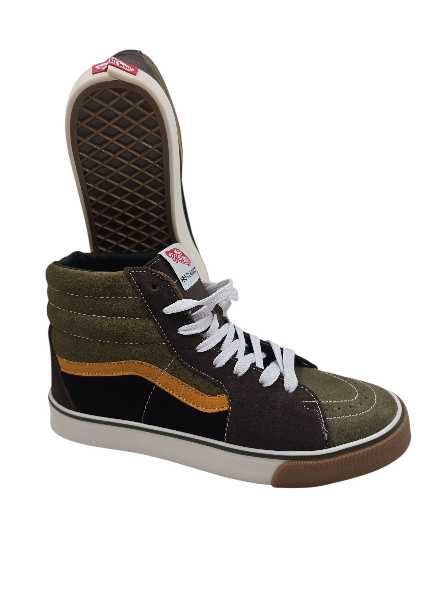 Vans Pro Classics Bota Casual Cafe / Verde Suede No 27