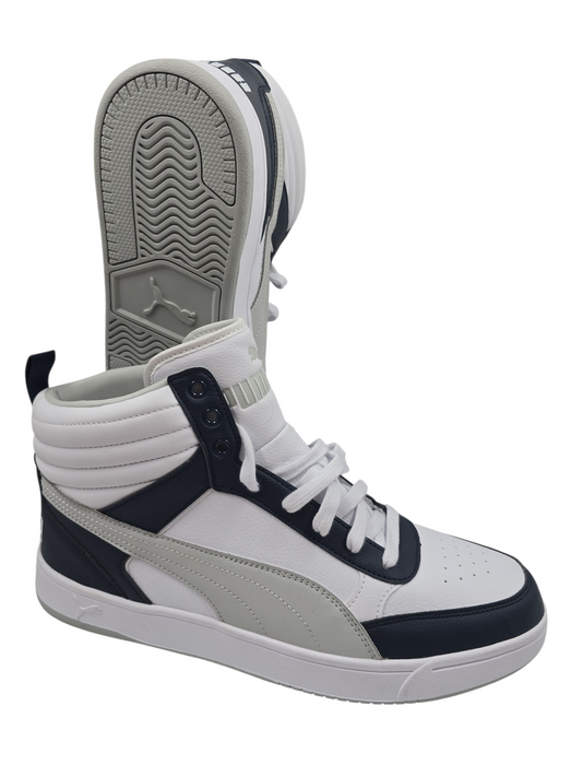 Puma Dribble Mid Bota Casual Blanco / Azul / Gris No 29