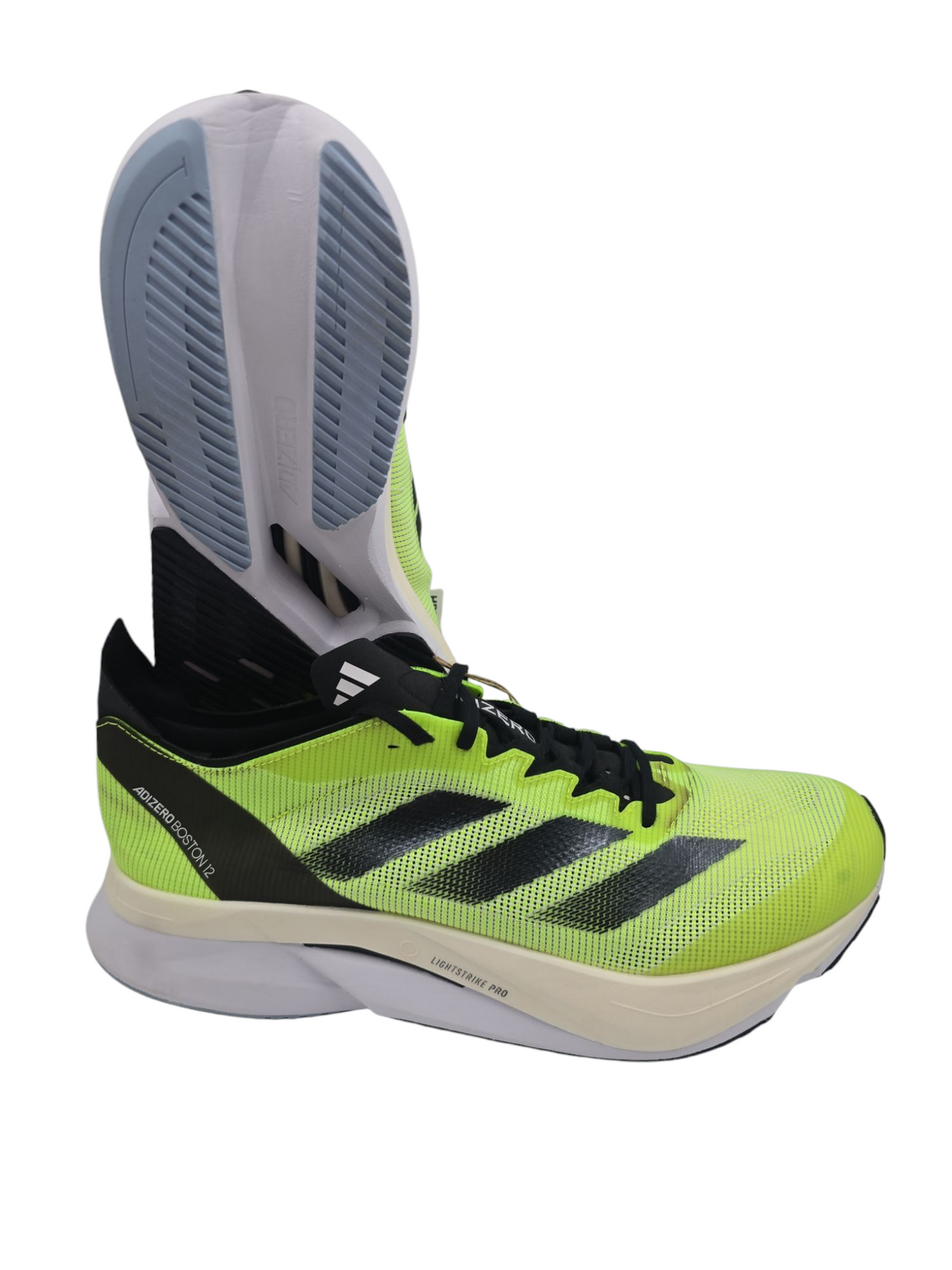 Adidas Adizero Boston 12 Running Pro Fibra de Carbono Verde / Negro No 27