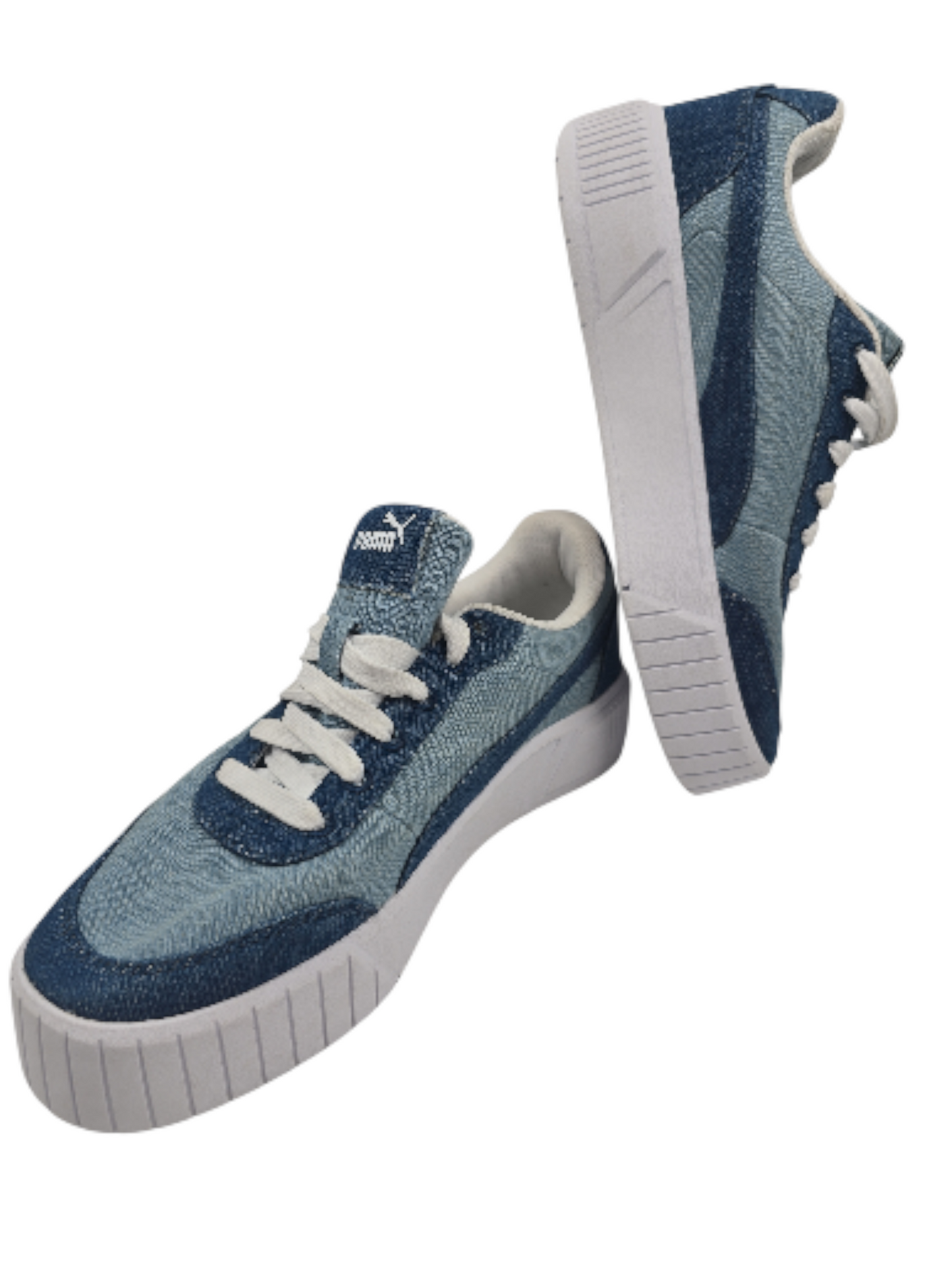 Puma Carina Casual Tela Azul No 23.5