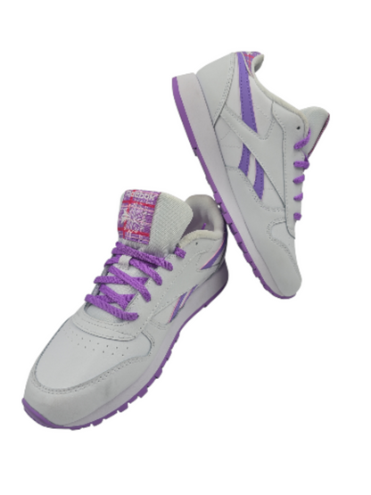 Reebok Classic Retro Casual Training Blanco Morado No 23.5