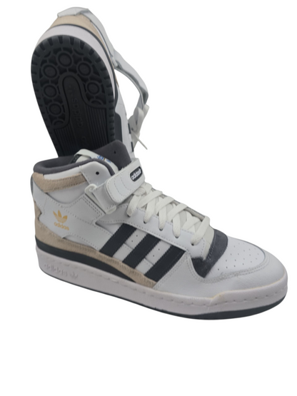 Adidas Forum Mid Basketball Retro Bota Casual Blanco / Gris No 27