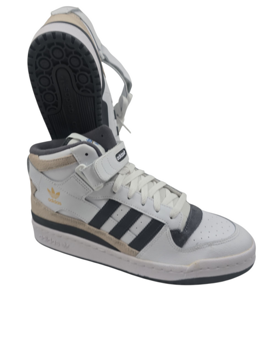 Adidas Forum Mid Basketball Retro Bota Casual Blanco / Gris No 27